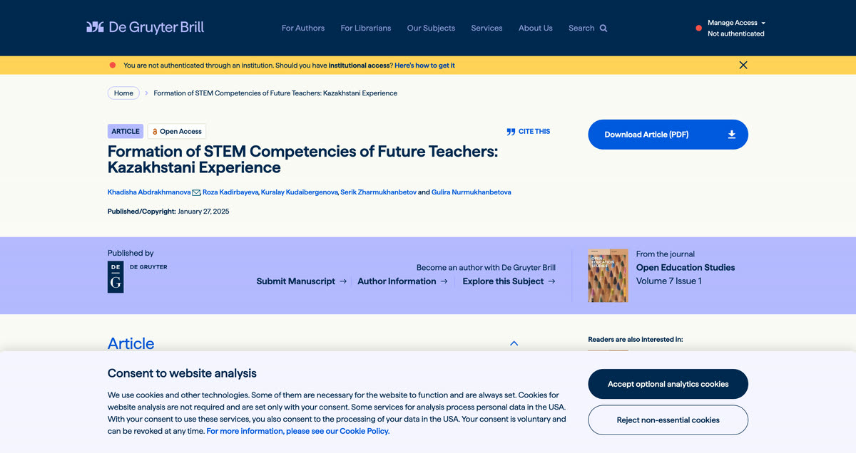 ROQED Science in Kazakhstan STEM