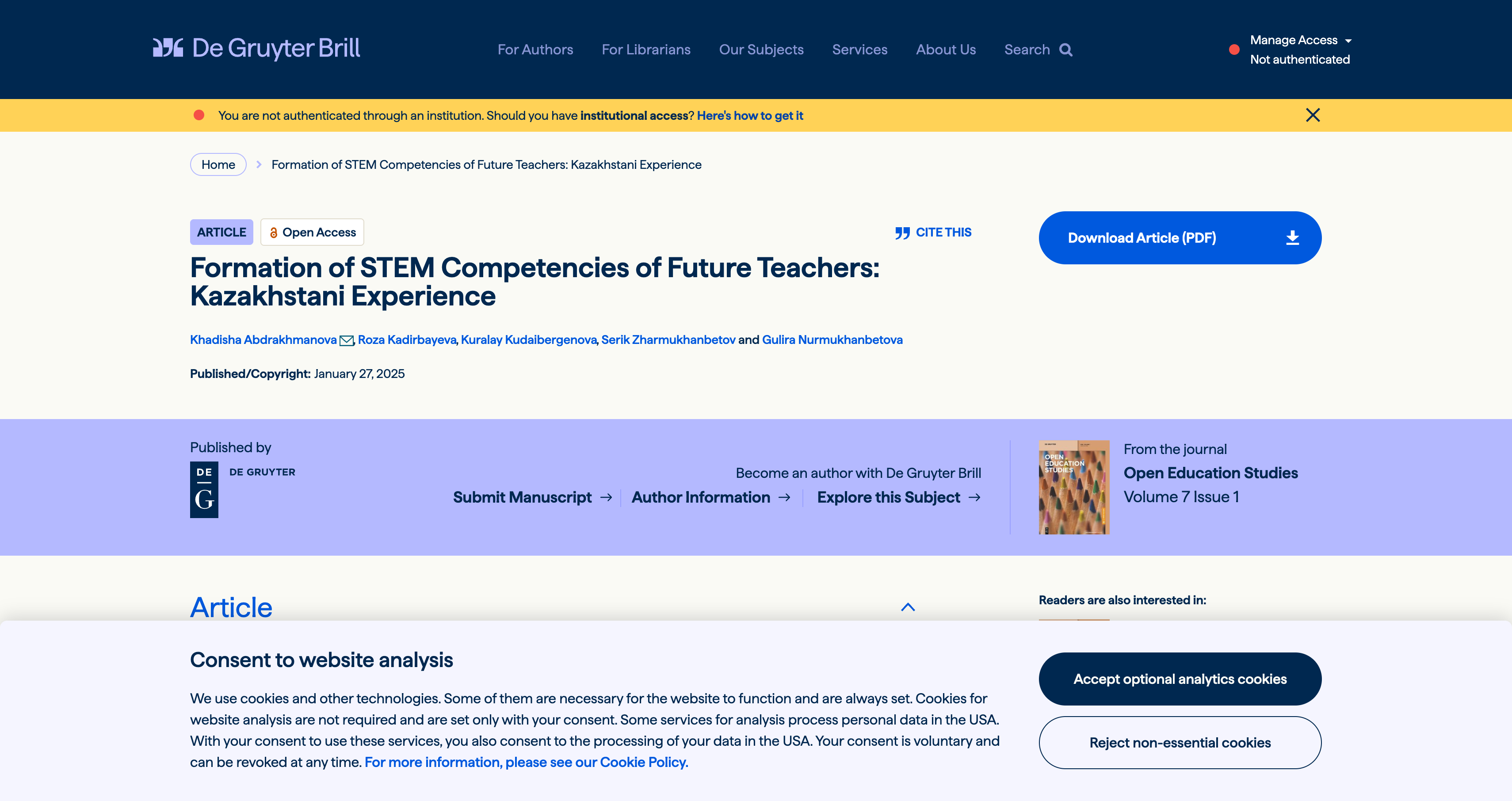 STEM Education Kazakhstan